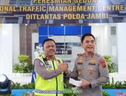 Kakorlantas Resmikan Gedung RTMC Jambi, Tekankan Pelayanan dan Persiapan Operasi Ketupat