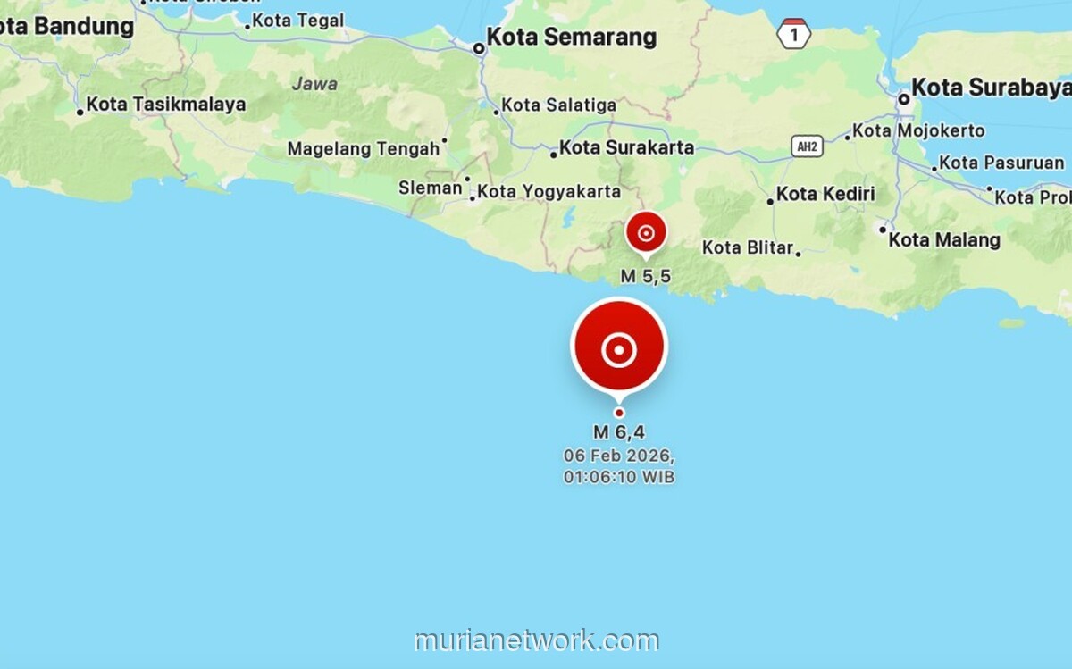 Gempa Megathrust M 6,2 Guncang Pacitan, BMKG Pastikan Tak Berpotensi Tsunami