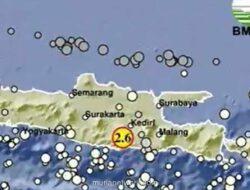 Gempa Magnitudo 2,6 Guncang Tulungagung, Tidak Ada Laporan Kerusakan