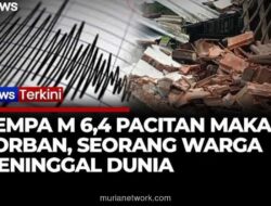 Gempa Megathrust M6,2 Guncang Pacitan, Satu Warga Meninggal Dunia