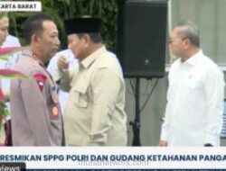 Presiden Prabowo Tinjau Pembangunan Pusat Gizi Polri di Palmerah