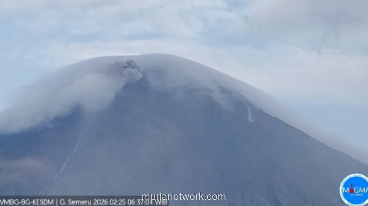 Gunung Semeru Erupsi Lagi, PVMBG Pertahankan Status Siaga
