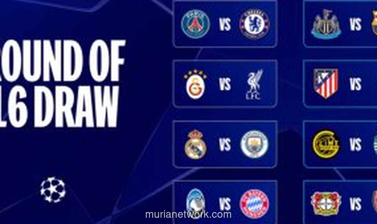 Drawing Liga Champions: Manchester City Vs Real Madrid Jadi Duel Utama Babak 16 Besar
