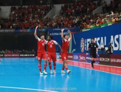 Timnas Futsal Indonesia Pimpin 4-3 Atas Iran di Babak Kedua Final Piala Asia
