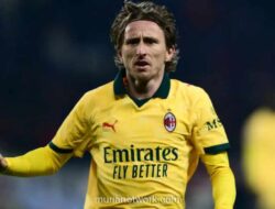 Modric Cetak Gol Kemenangan, AC Milan Taklukkan Pisa 2-1 di Serie A