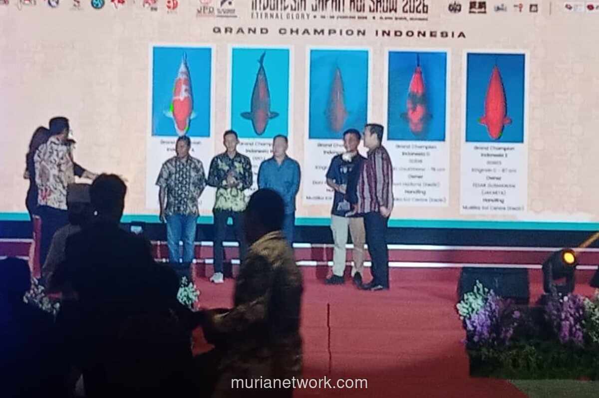 Indonesia Japan Koi Show 2026 Digelar, Koi Lokal Siap Bersaing dengan Kualitas Mumpuni