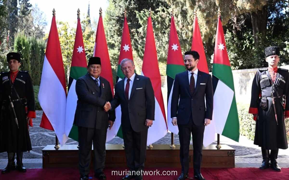 Raja Yordania Apresiasi Komitmen Indonesia untuk Solusi Dua Negara