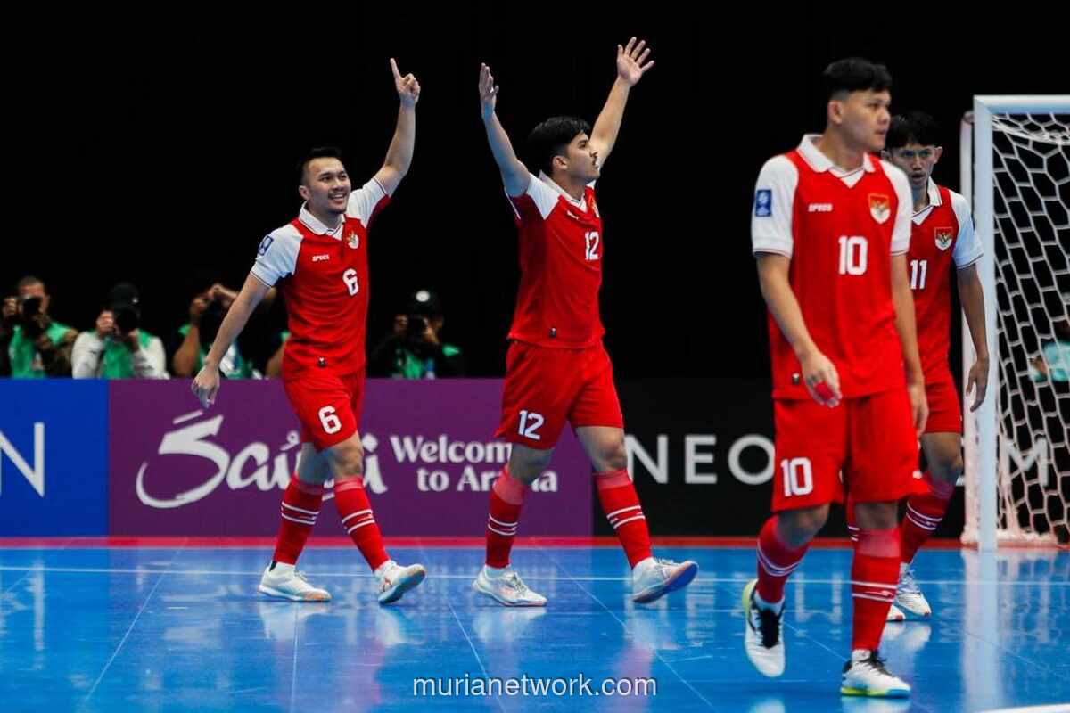 Timnas Futsal Indonesia Ungguli Iran 3-2 di Babak Pertama Final Piala Asia