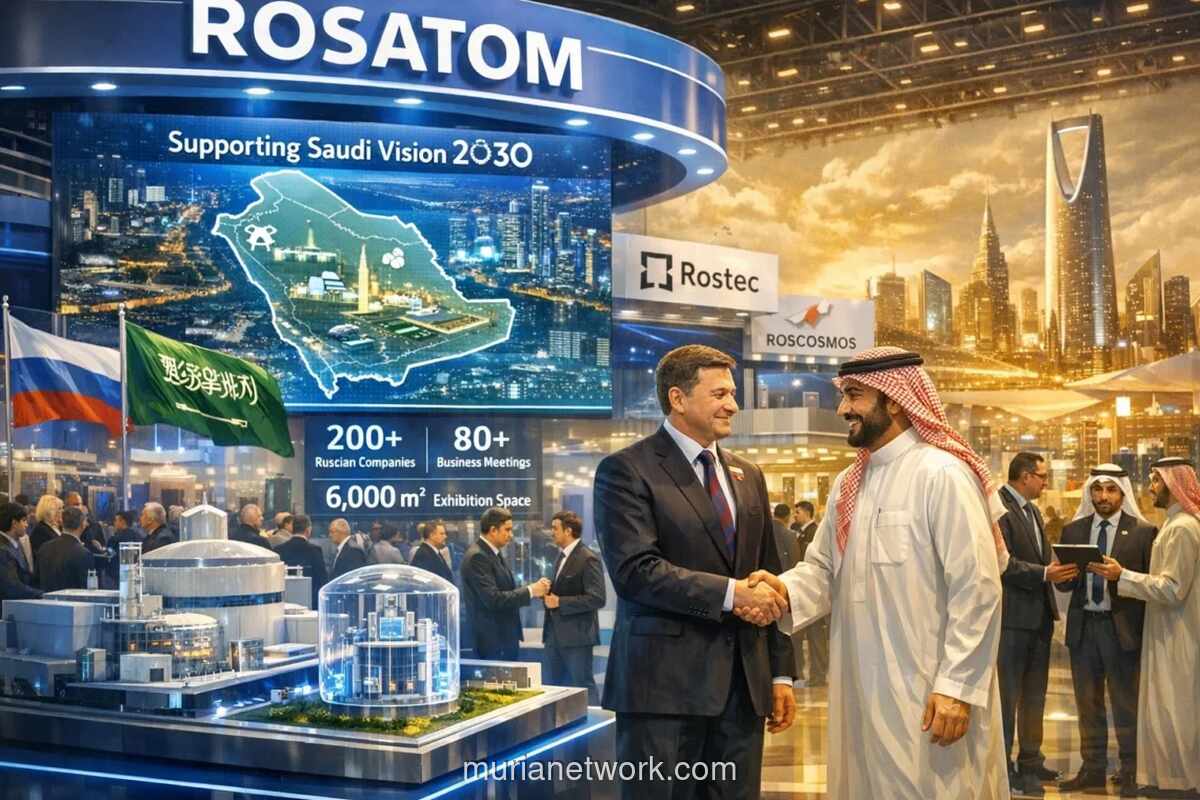 Rosatom Tawarkan Solusi Nuklir untuk Dukung Visi 2030 Arab Saudi di Pameran Riyadh