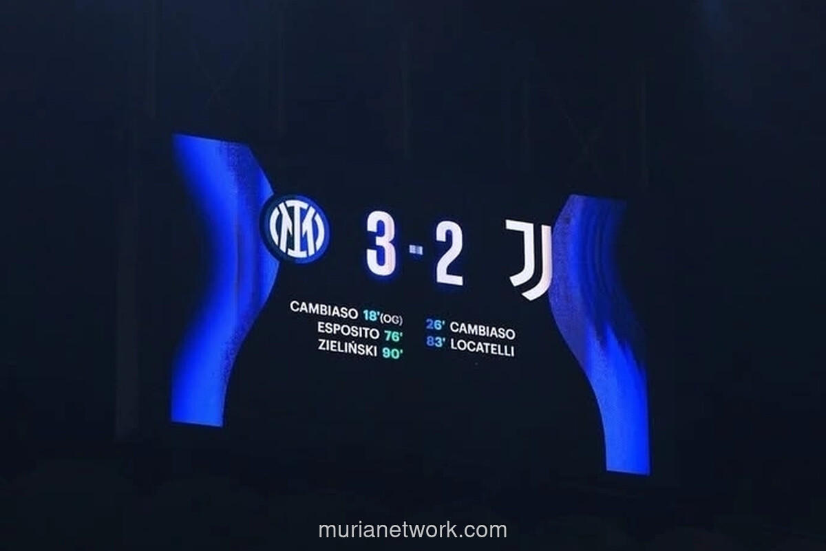 Inter Milan Kalahkan Juventus 3-2 dalam Laga Sengit Penuh Drama di San Siro