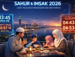 Jadwal Imsak dan Subuh Makassar di Hari Pertama Ramadan 2026