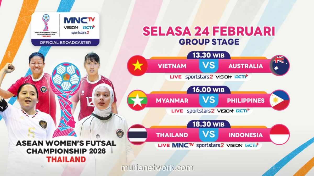 Timnas Futsal Putri Indonesia Hadapi Thailand di Laga Perdana ASEAN Championship 2026