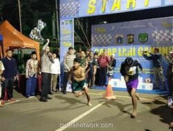 Polisi Fasilitasi Lomba Lari Malam di Cakung untuk Alihkan Energi Negatif Ramadan