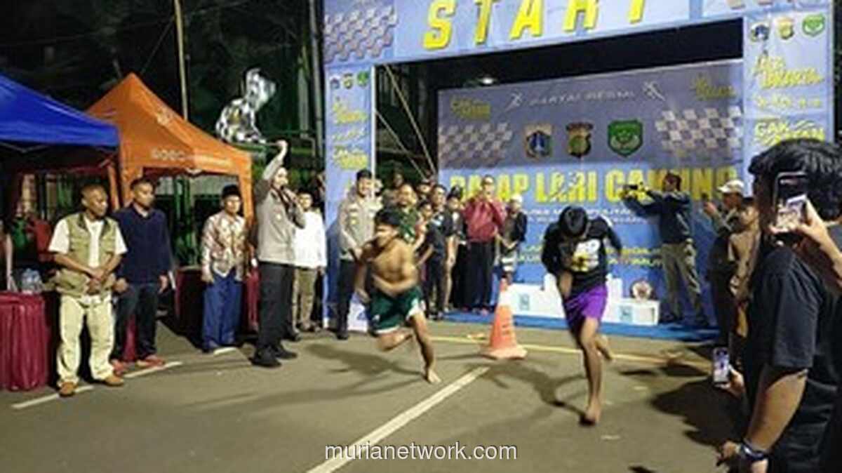 Polisi Fasilitasi Lomba Lari Malam di Cakung untuk Alihkan Energi Negatif Ramadan