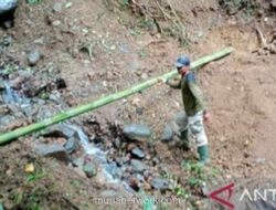 Longsor Tutup Akses ke Curug Cibeureum di Taman Nasional Gunung Gede Pangrango