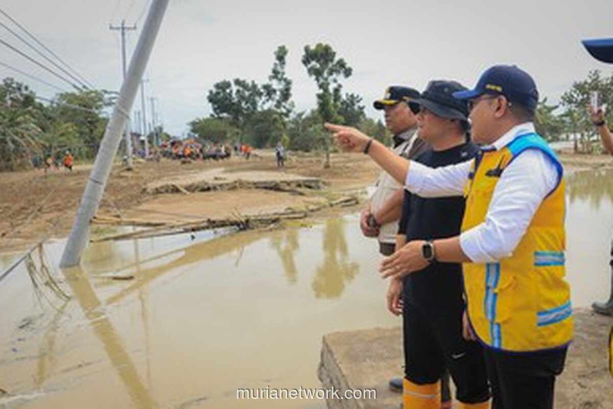Bupati Grobogan Desak Perbaikan Tanggul Tuntang yang Jebol Demi Lancarkan Arus Mudik