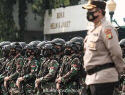 Polda Metro Jaya Gelar Apel Kamtibmas Gabungan di Monas Sambut Ramadan