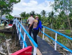 Jembatan Merah Putih Presisi Rampung, Akses Siswa SDN 020 Sapat Kini Aman