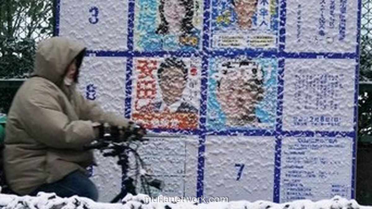 Cuaca Ekstrem Warna Pemilu Jepang, LDP Diproyeksi Pertahankan Dominasi