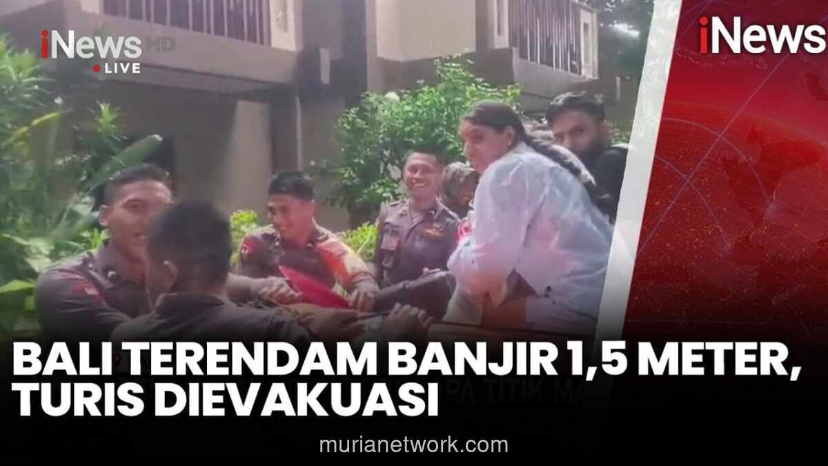 Banjir Rendam Sejumlah Titik di Denpasar, Evakuasi Warga dan Wisatawan Berlangsung