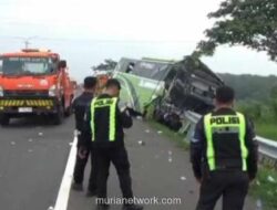 Bus Wisata Tabrak Truk di Tol Cipali, Sopir Tewas dan 28 Penumpang Luka-luka