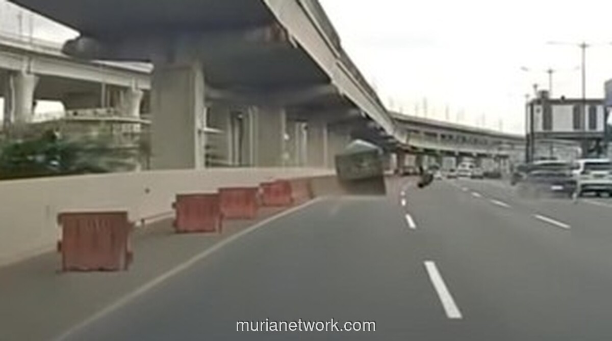 Ban Truk Terlepas dan Hantam Mobil di Tol Japek, Diduga Akibat Kelebihan Muatan