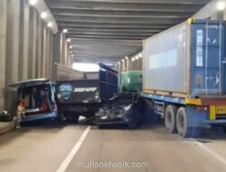 Tabrakan Beruntun 7 Kendaraan di Underpass Jagorawi, Lalu Lintas Sempat Ditutup Total