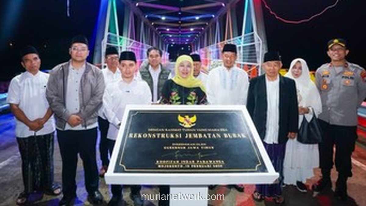 Gubernur Khofifah Resmikan Jembatan Bubak Mojokerto, Pulihkan Akses Pasca-Banjir