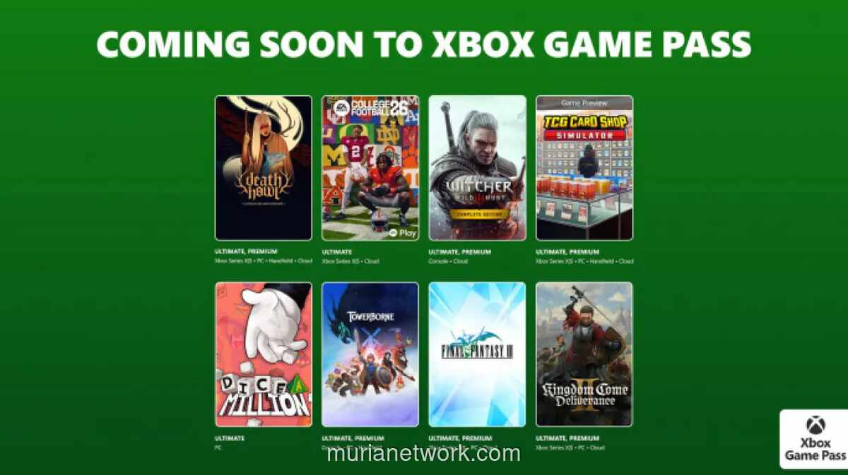 Xbox Game Pass Tambah Dua RPG Berat, The Witcher 3 dan Kingdom Come 2