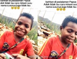 Video Bocah Papua Bingung Minum Susu Kemasan Soroti Kesenjangan Akses Nutrisi