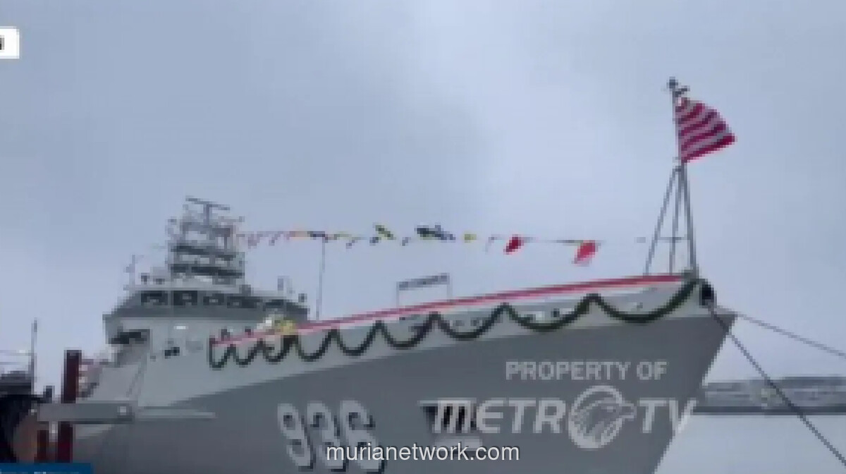 TNI AL Resmikan Kapal Riset Laut Dalam KRI Canopus-936 di Jerman