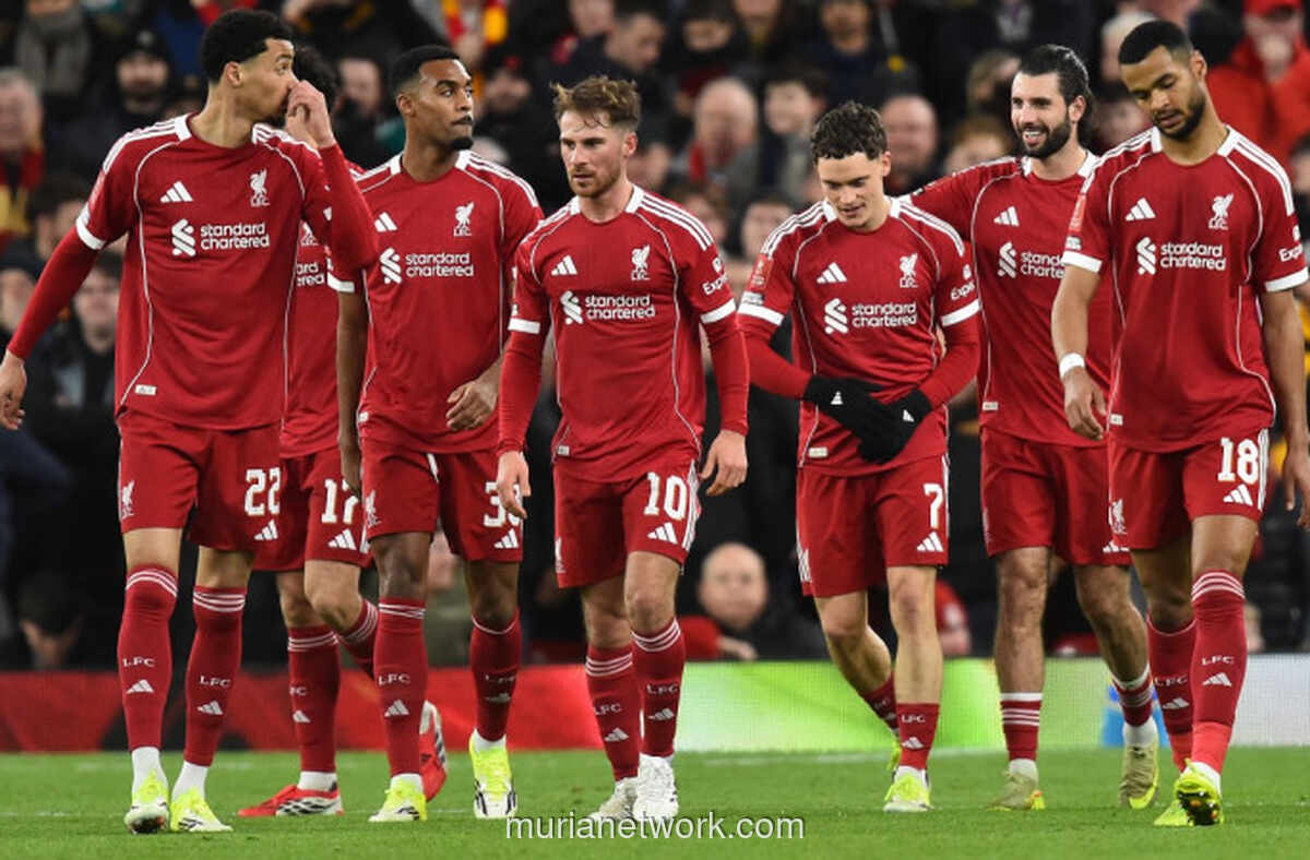 Babak Pertama Tanpa Gol, Liverpool Kesulitan Hadapi Dominasi Manchester City