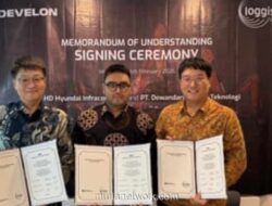Loggis Gandeng HD Hyundai Distribusikan Alat Berat Ramah Lingkungan DEVELON