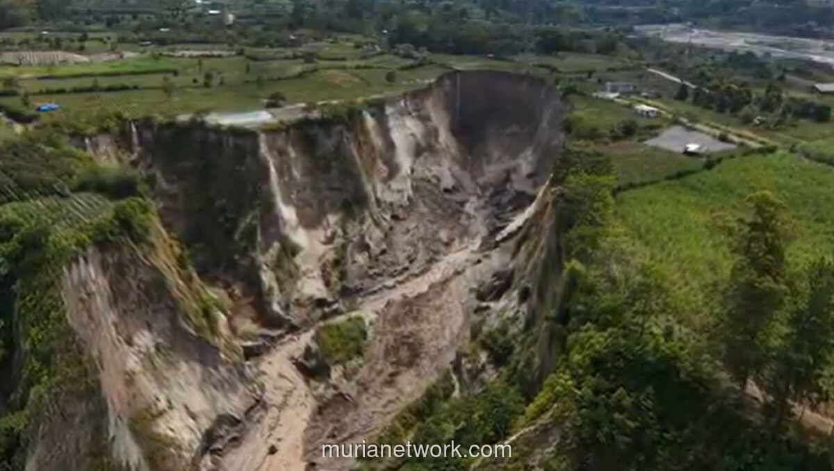 Lubang Raksasa di Aceh Tengah Terus Melebar, Lahan Warga Terkikis