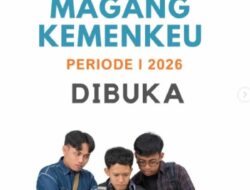 Kemenkeu Buka Pendaftaran Magang Reguler Periode I 2026, Berlaku hingga 18 Februari