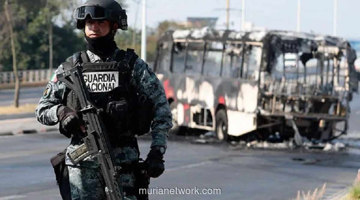 Meksiko Kerahkan Ribuan Tentara Usai Kekacauan Meluas Pasca Kematian El Mencho