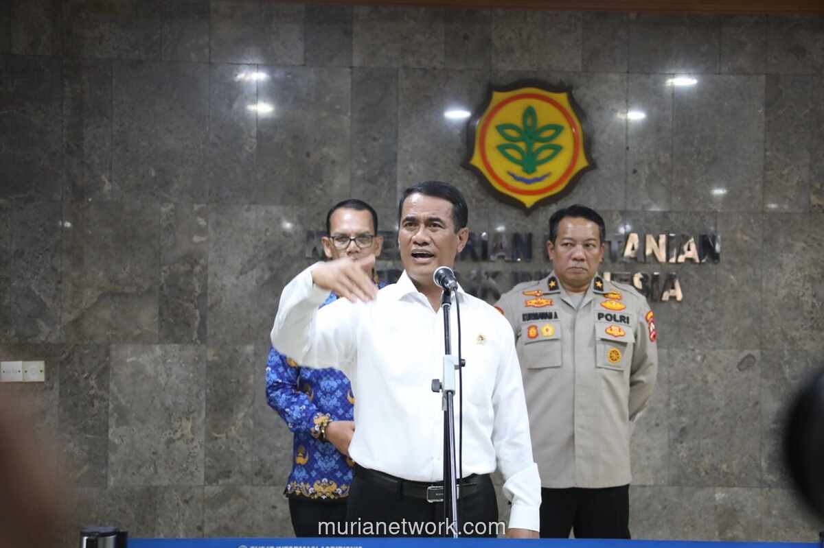 Mentan Pastikan Stok Pangan Sumatera Aman Tiga Bulan Pascabencana