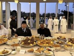 Prabowo Berbuka Puasa Bersama Seluruh Pemimpin Uni Emirat Arab di Abu Dhabi