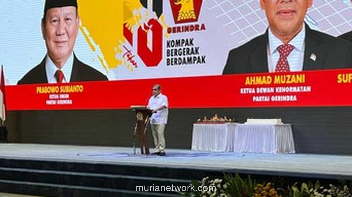 Gerindra Syukuran HUT ke-18, Muzani Apresiasi Dukungan Koalisi untuk Pemerintahan Prabowo