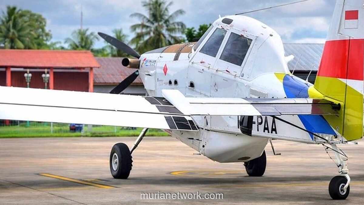 Pesawat Air Tractor Jatuh di Nunukan, Pilot Tewas Saat Mengangkut BBM ke Pedalaman