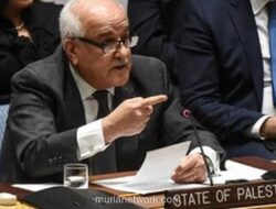 Utusan Palestina Desak Dunia Hentikan Kebijakan Perampasan Tanah Israel di Tepi Barat