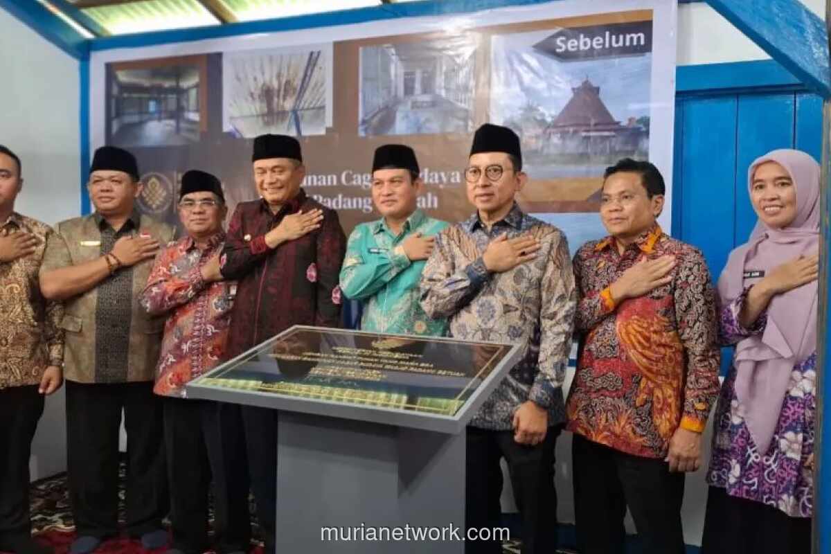 Menteri Fadli Zon Resmikan Pemugaran Cagar Budaya Masjid Padang Betuah di Bengkulu Tengah