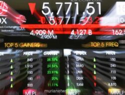 IHSG Terkoreksi 0,57%, Hentikan Tren Penguatan Tiga Hari Berturut-turut