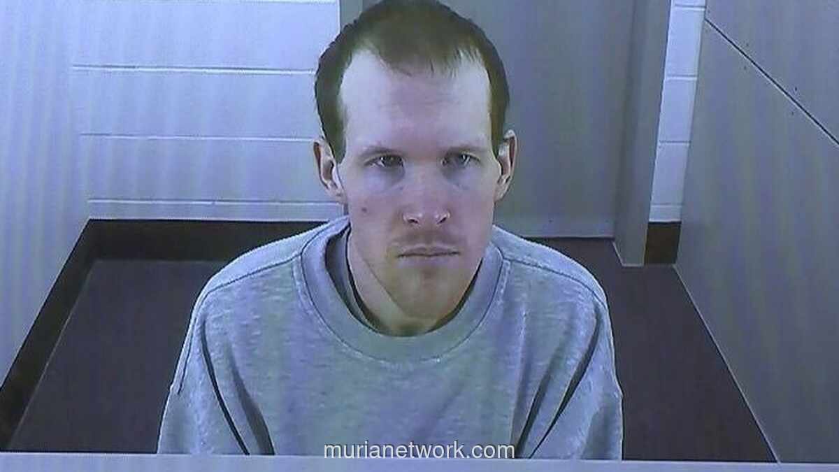 Pembantai Masjid Christchurch Ajukan Banding atas Hukuman Seumur Hidup