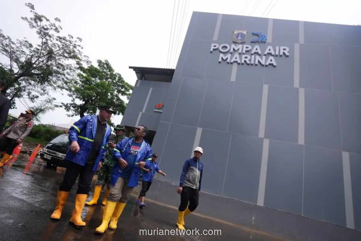 Jakarta Utara Siagakan 94 Pompa Antisipasi Hujan Lebat dan Banjir Rob