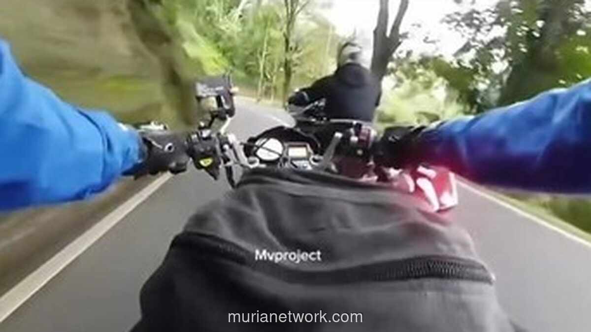 Pengendara Motor Terlempar ke Jurang Usai Disalip Rombongan Moge di Cianjur