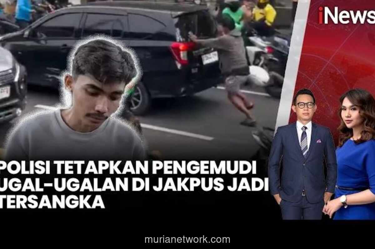 Polisi Tetapkan Pengemudi Ugal-ugalan di Gunung Sahari sebagai Tersangka, Temukan Plat Palsu dan Senjata Tajam