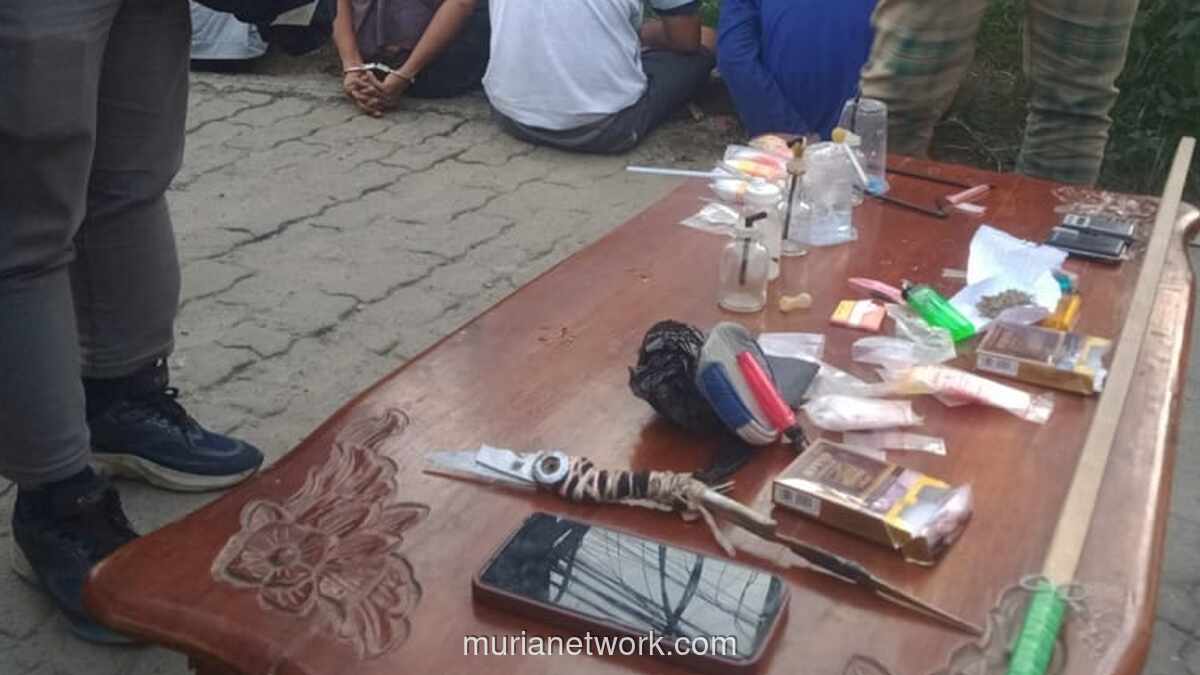 Polisi Gerebek Kampung Narkoba di Palembang, Enam Orang Ditangkap