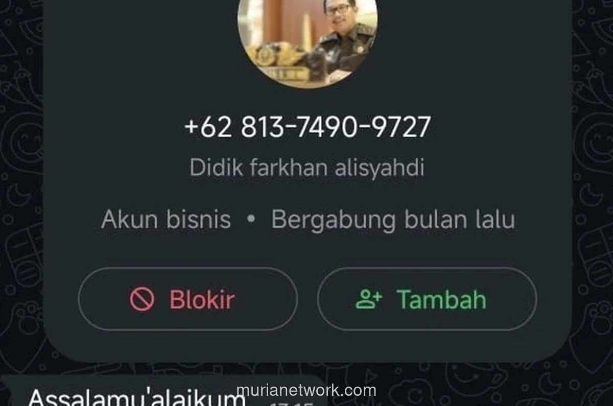 Kejati Sulsel Peringatkan Maraknya Penipuan WA Catut Nama Kajati dengan Modus AI