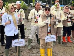 Anggota DPR dan Gerindra Lampung Tanam 1.000 Mangrove dan Bagikan Sembako di Pesawaran